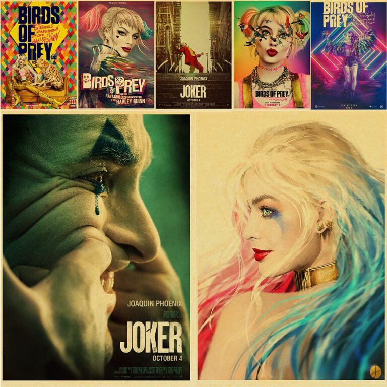 Birds Of Prey/Harley Quinn/Joker Retro Movie Posters and Prints Home ...