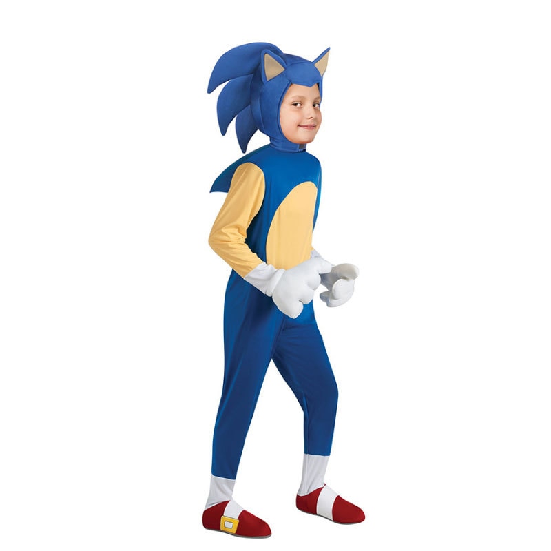 Children Sonic The Hedgehog Costume Cosplay Halloween Costume For Kids ...