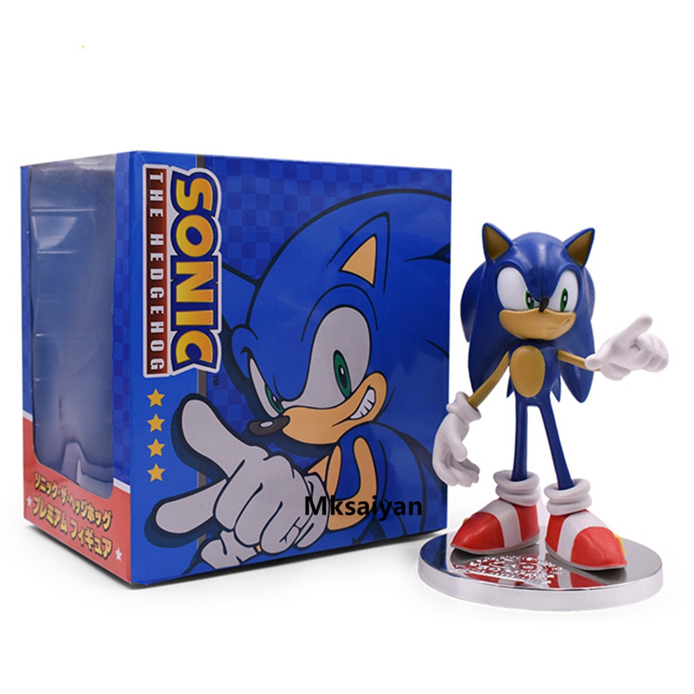 Preços baixos em Sonic the Hedgehog PVC TV, filmes e videogames Figuras de  Ação